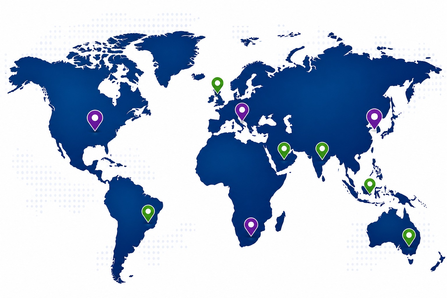 Global presence map